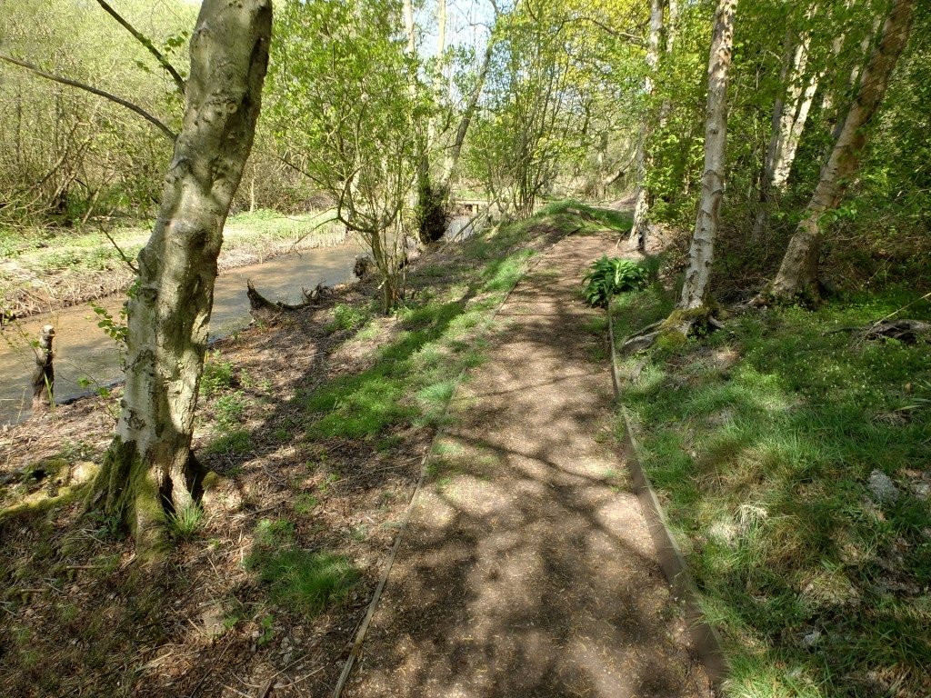 Continuing on the Dykeside Path